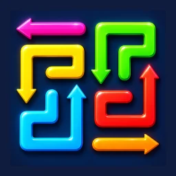 Ikon Neon Arrows: Logic Puzzle